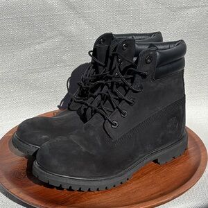 Timberland Womens's Linden Woods Black Boots Size 7.5